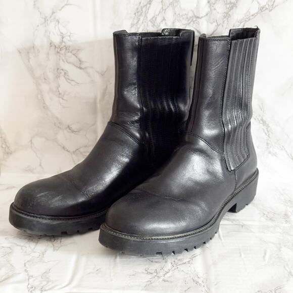 VAGABOND Cameron Chunky Lug Sole Chelsea Boot Black 40 - Picture 2 of 9